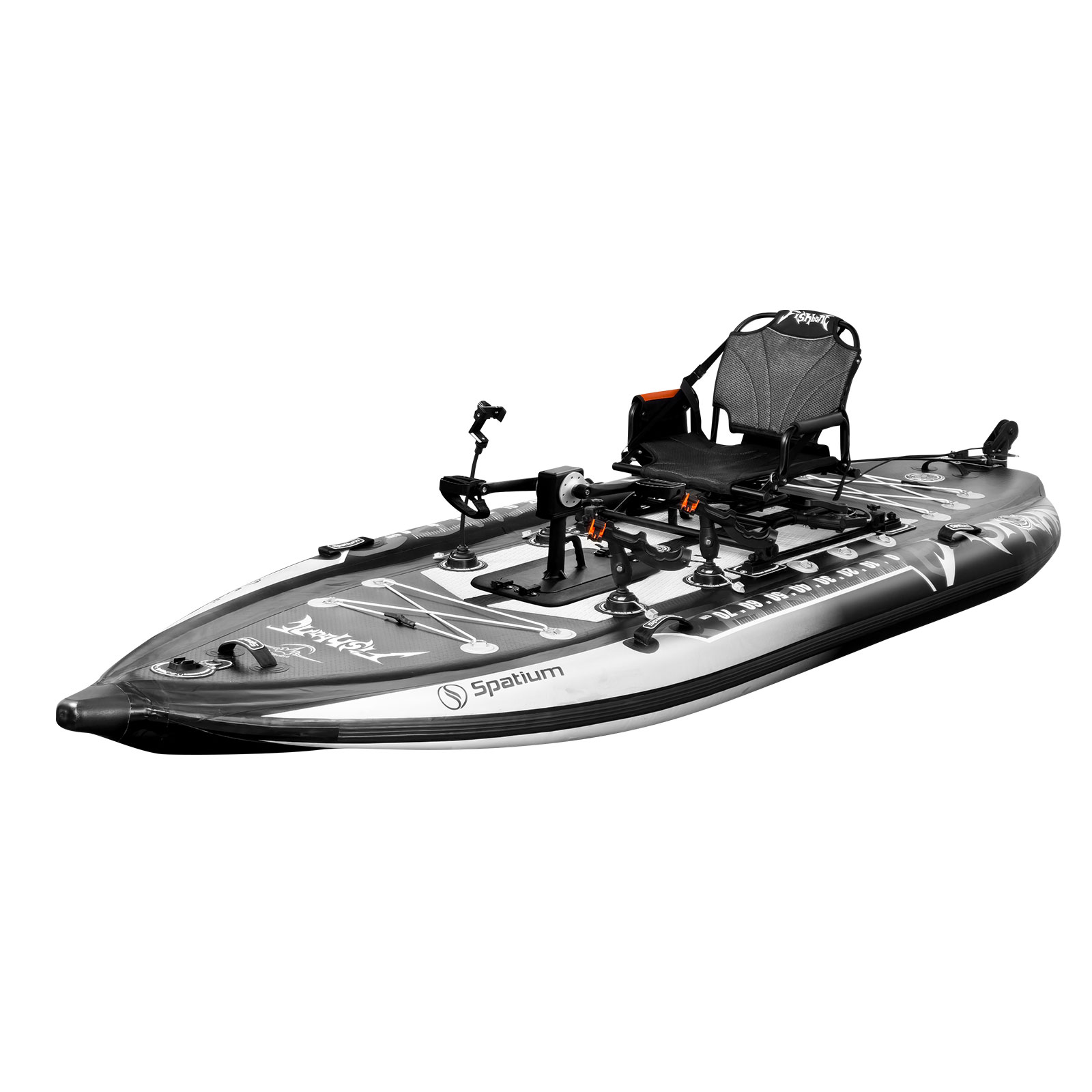 Fishing Kayak Sit On Top - Kayak a Pedali Gonfiabile Spatium per