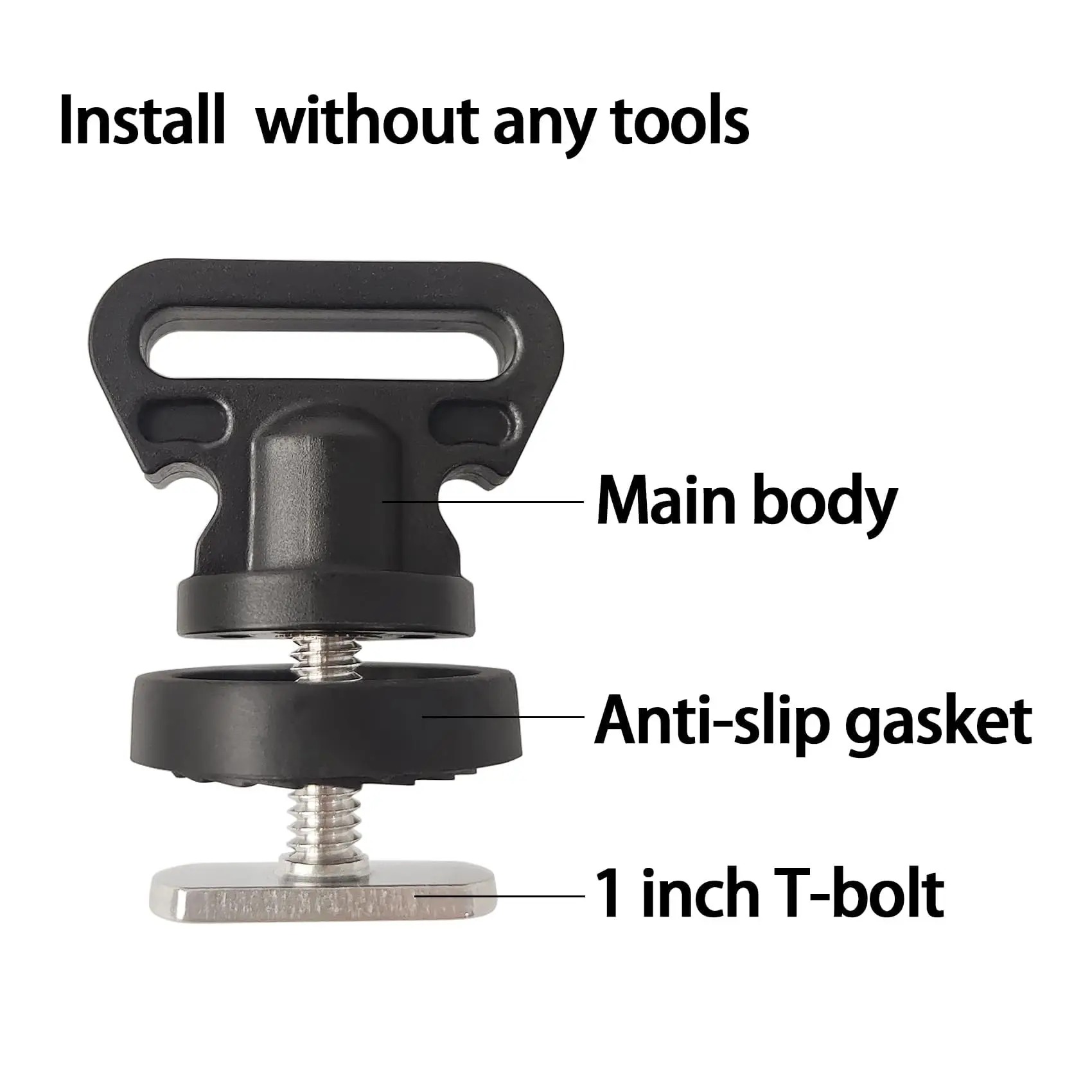 Fishing Kayak Crate - Tie down per kayak, supporto per