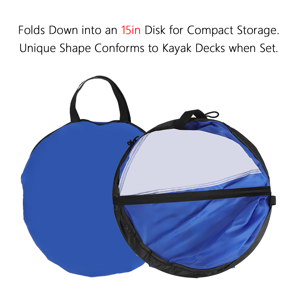 Vela per kayak da 108 cm, pieg - Fishing Kayak Crate recensione e prezzo