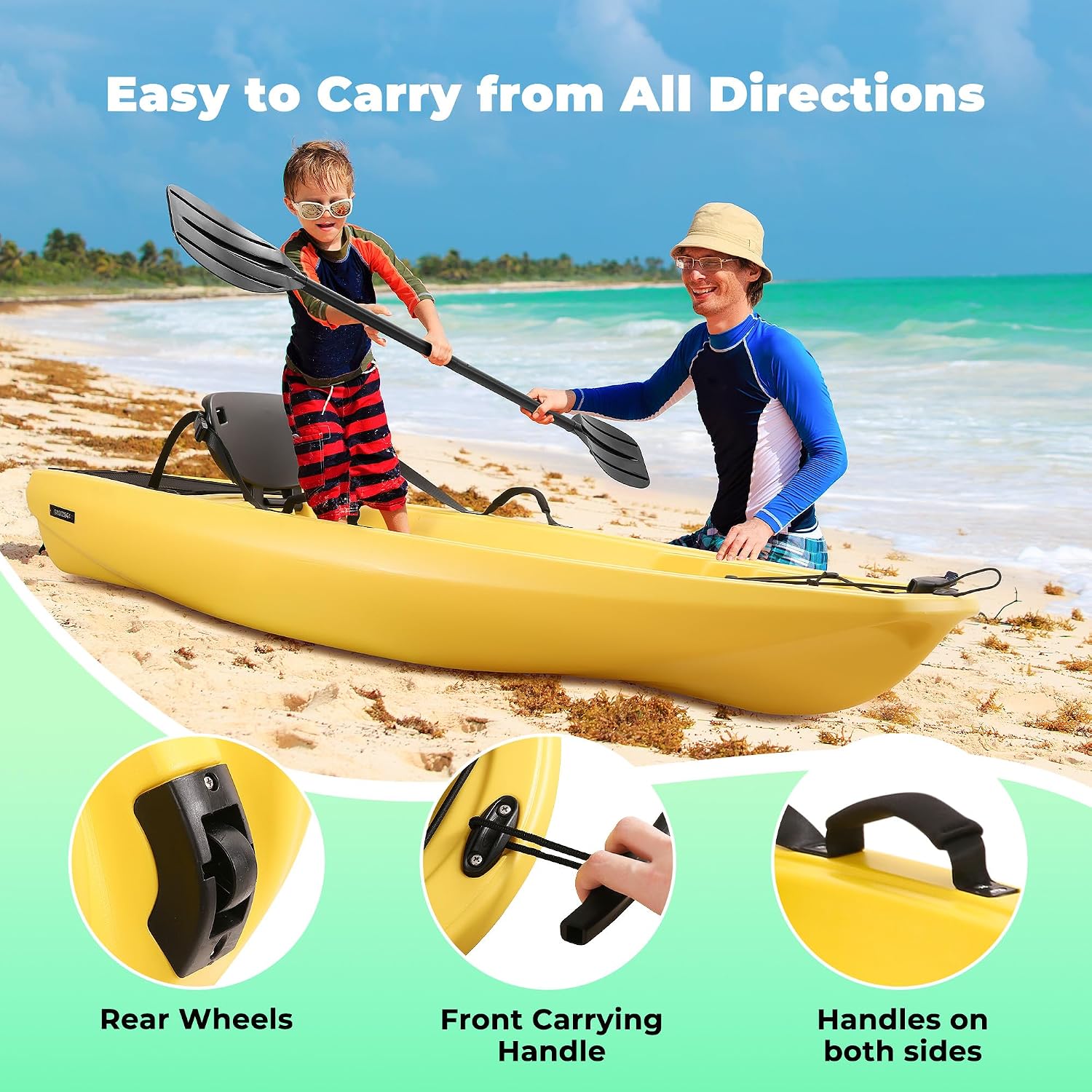 Kayak con Pagaia 6.5 FT, Barca - Fishing Kayak Sit In recensione e prezzo